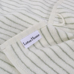 Полотенце Lotus Home Отель Premium - Microcotton Stripe Ecru-Sage 70*140 550 г/м², , 5