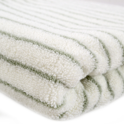 Полотенце Lotus Home Отель Premium - Microcotton Stripe Ecru-Sage 70*140 550 г/м², , 8