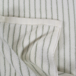 Полотенце Lotus Home Отель Premium - Microcotton Stripe Ecru-Sage 90*150 550 г/м², , 6