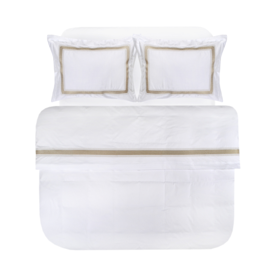 Пододеяльник с наволочками Penelope - Harmony beige бежевый 240*220+50*70 (2)