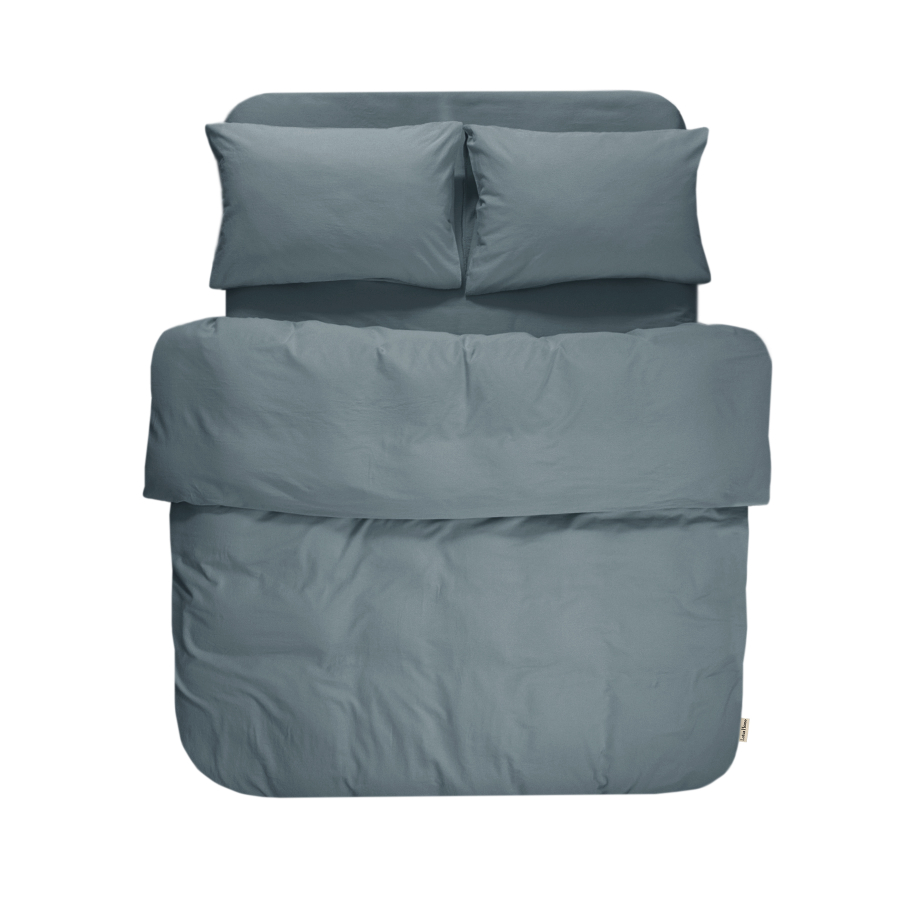 Постельное белье Lotus Home Washed cotton - Kansas деним евро