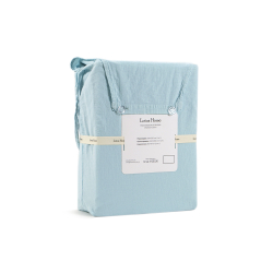 Постельное белье Lotus Home Washed cotton - Kansas ментоловый евро, , 6