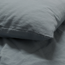 Постельное белье Lotus Home Washed cotton - Kansas деним евро, , 3