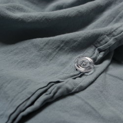 Постельное белье Lotus Home Washed cotton - Kansas деним евро, , 4