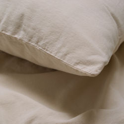 Постельное белье Lotus Home Washed cotton - Kansas песочный евро, , 3