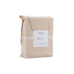 Постельное белье Lotus Home Washed cotton - Kansas песочный евро, , 6