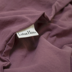 Постельное белье Lotus Home Washed cotton - Kansas бургунди евро, , 5