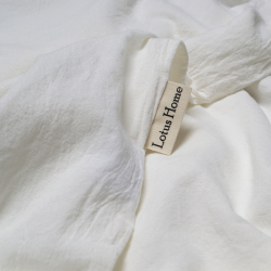 Постельное белье Lotus Home Washed cotton - Kansas молочный евро, , 5