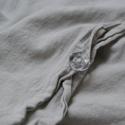 Постельное белье Lotus Home Washed cotton - Kansas серый евро, , 4