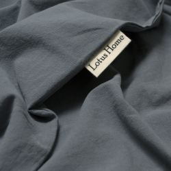 Постельное белье Lotus Home Washed cotton - Kansas антрацит евро, , 6