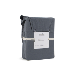 Постельное белье Lotus Home Washed cotton - Kansas антрацит евро, , 7