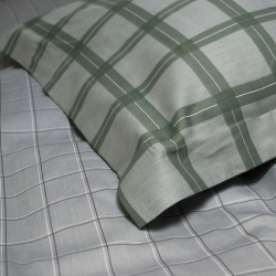 Постельное белье сатин Lotus Home - Pola евро, , 3