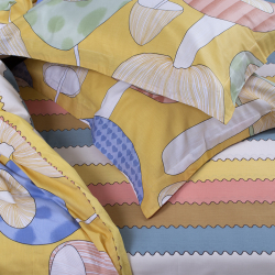 Постельное белье сатин Lotus Home - Endi евро, , 4