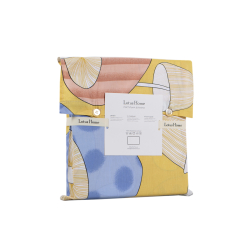 Постельное белье сатин Lotus Home - Endi евро, , 6