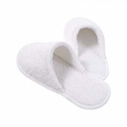 Тапочки махровые Lotus Home - White белые, , 4