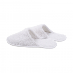 Тапочки махровые Lotus Home - White белые, , 5