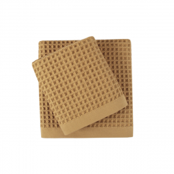 Полотенце Lotus Home - Waffle mustard горчичный 70*140, , 3