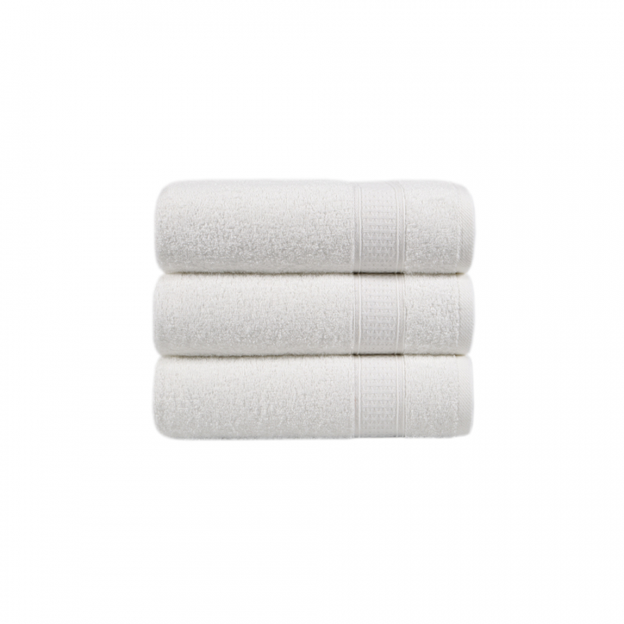 Полотенце Karaca Home - Diele offwhite молочный 70*140