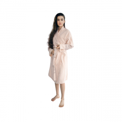 Халат махровый Irya - Serin pudra пудра S/M, , 3