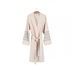 Халат махровый Irya - Serin pudra пудра S/M, , 5