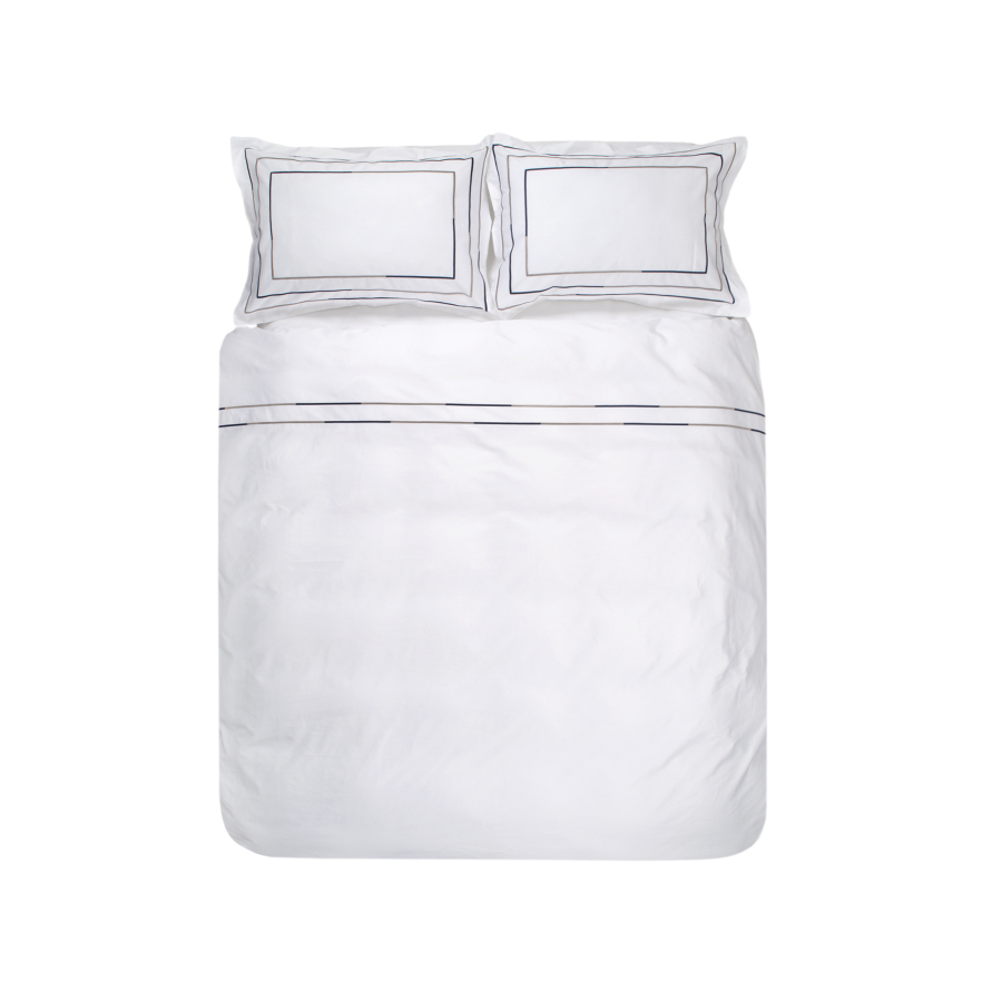 Пододеяльник с наволочками Penelope - Trio white белый 240*220+50*70 (2)