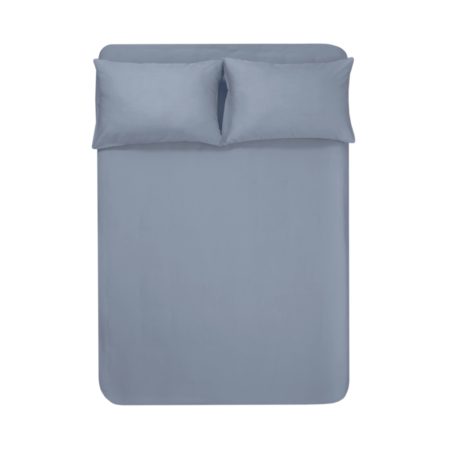 Простынь на резинке с наволочкой Penelope - Celine denim деним 100*200+50*70